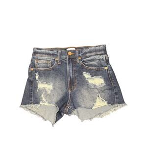 Kendall + Kylie The Icon Distressed Cutoff Denim Shorts Size 0/24